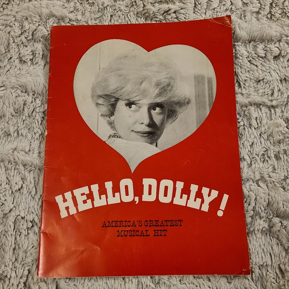 Vintage Hello Dolly Program Carol Channing